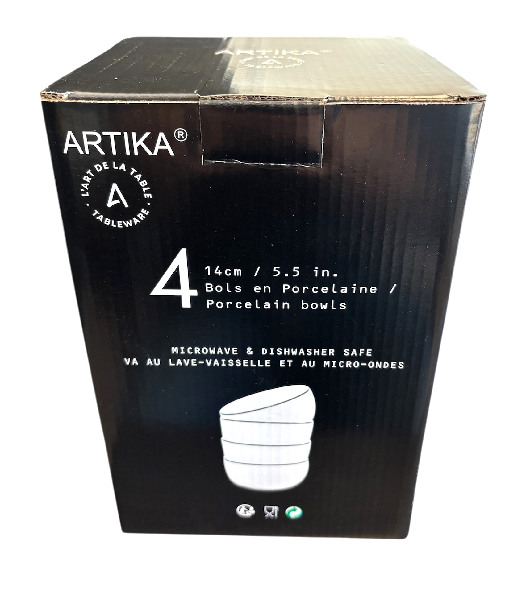 Artika 4 pc 5.5&quot; Porcelain Bowls