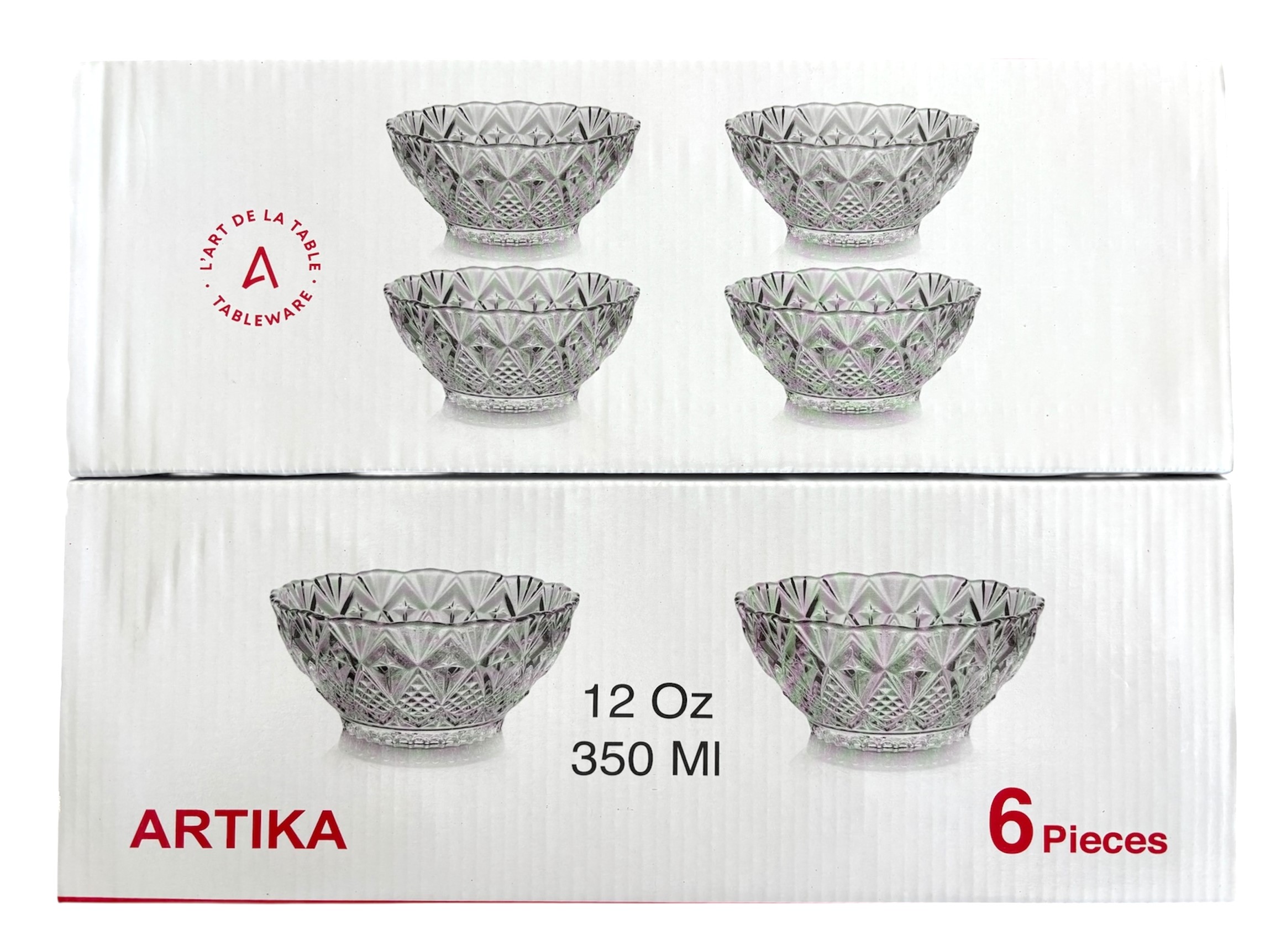 Artika 6 Pk   4&quot; Glass Bowl