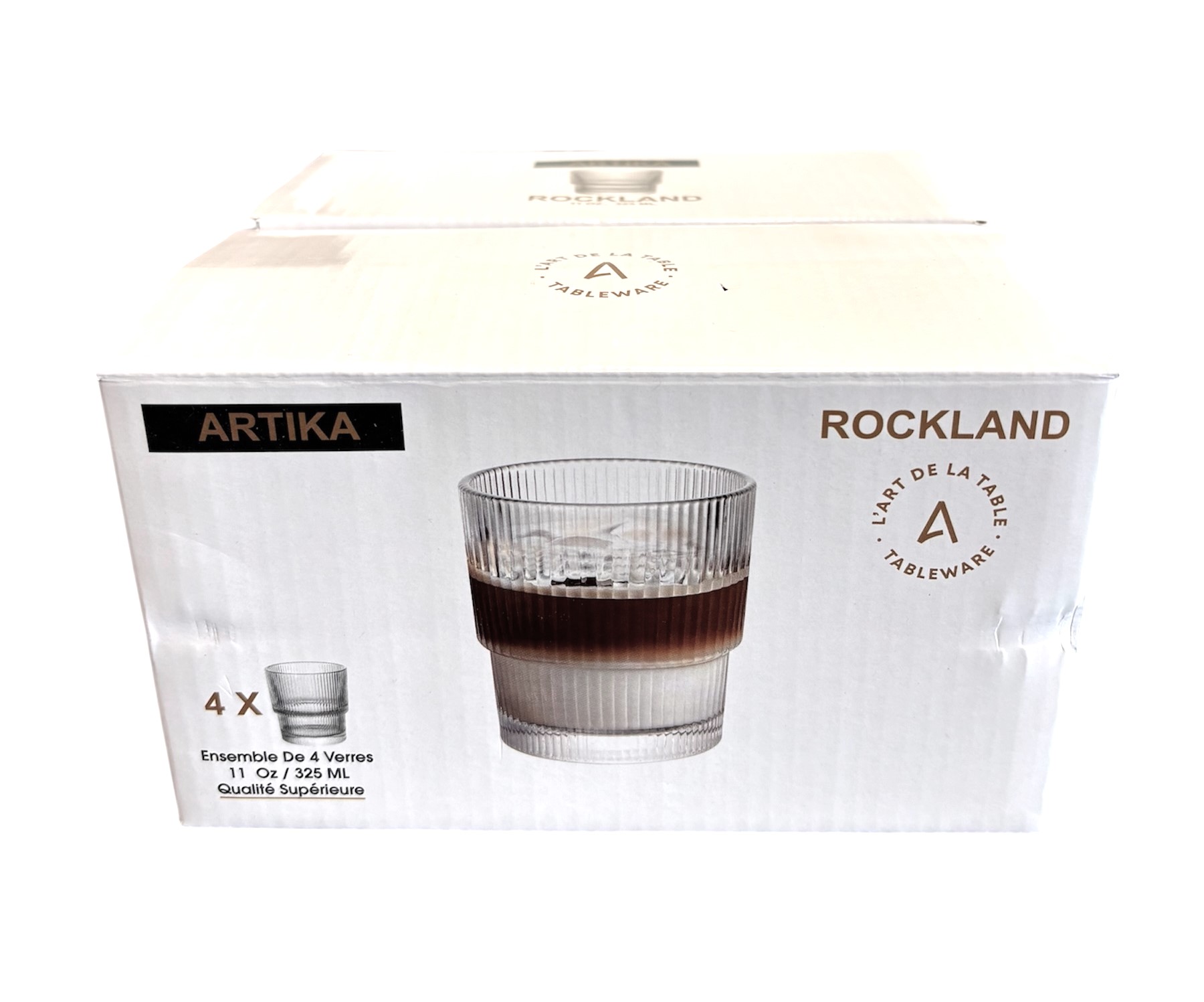 Artika Rockland 4 Pk Tumbler (11 Oz /325 Ml)