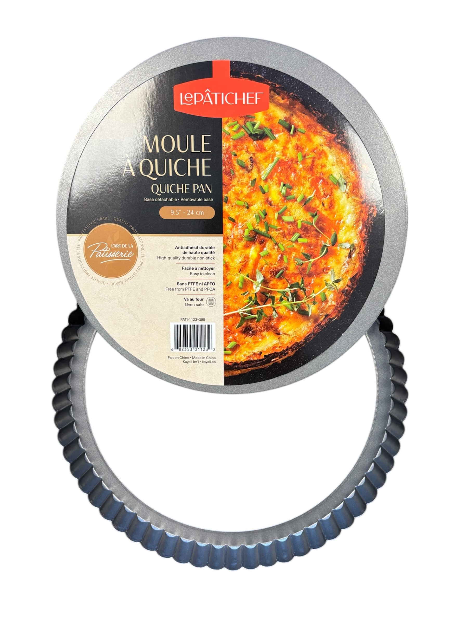 Le Pâtichef 9.5'' Quiche pan removable base