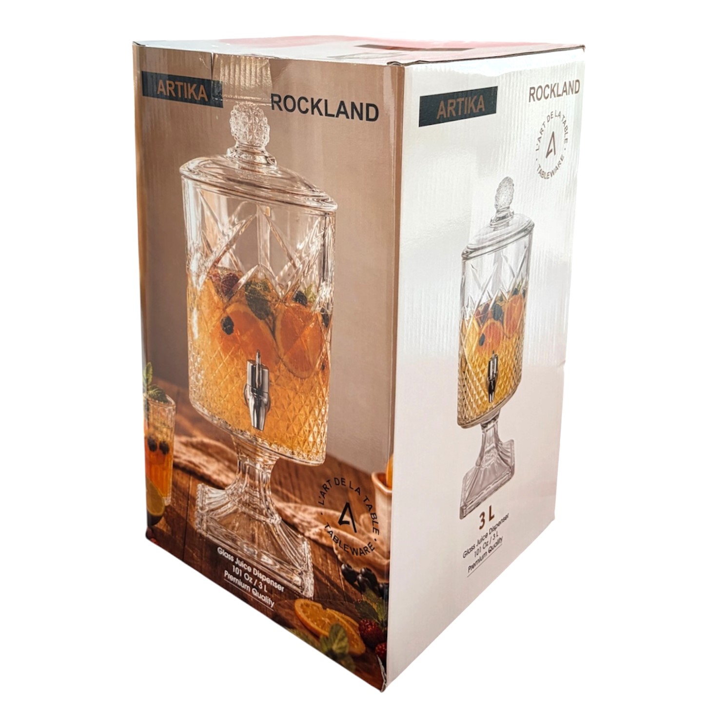 3 L Glass Juice Dispenser