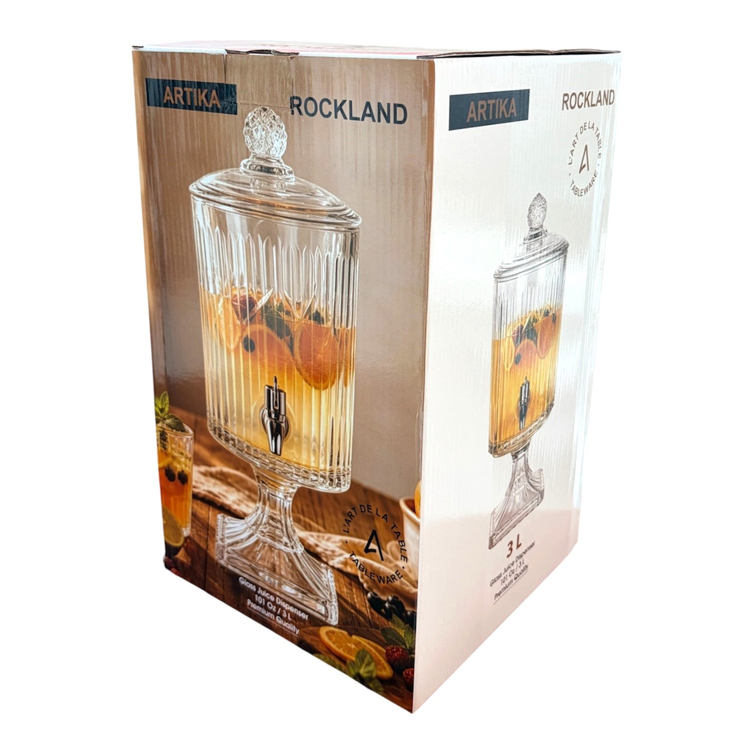 3 L Glass Juice Dispenser