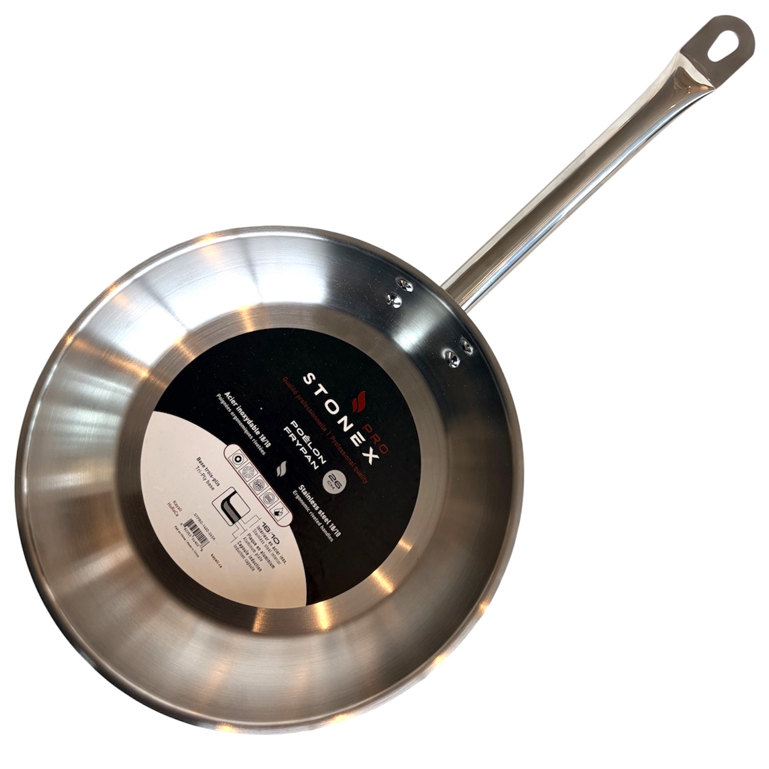 STONEX PRO Frypan 26 Cm -  SS 18/10