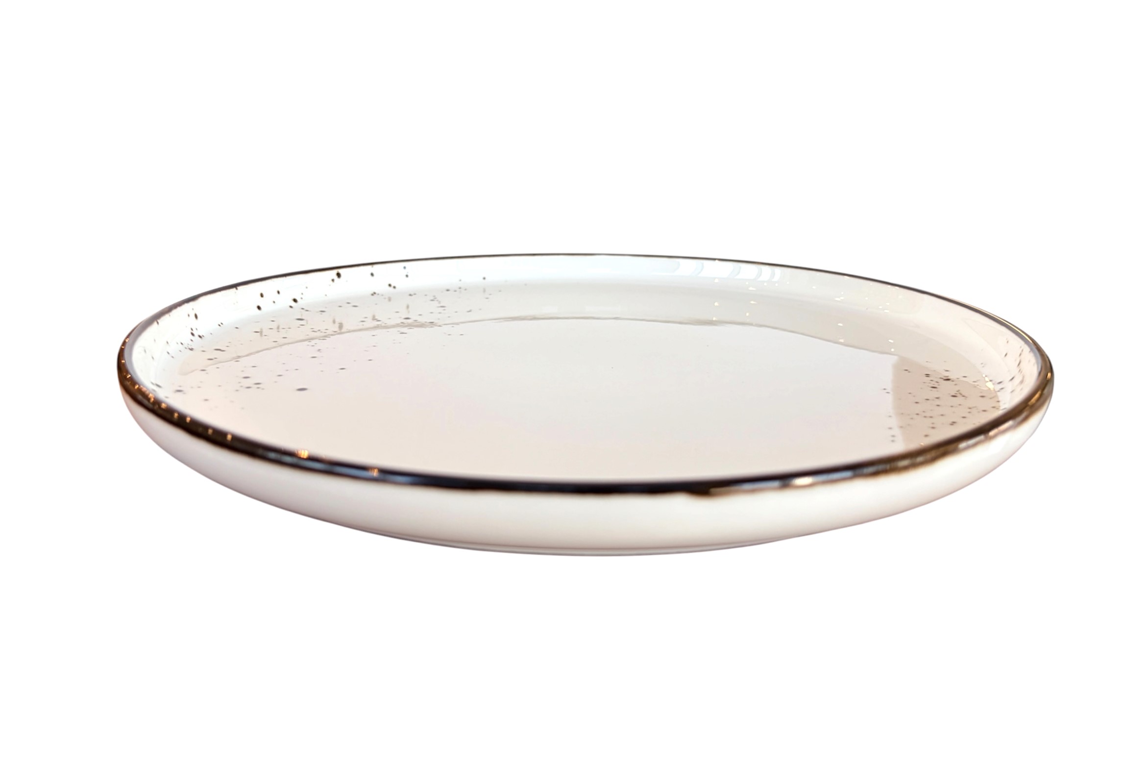 "Terra" 11" Round plate Dap-Charcoal