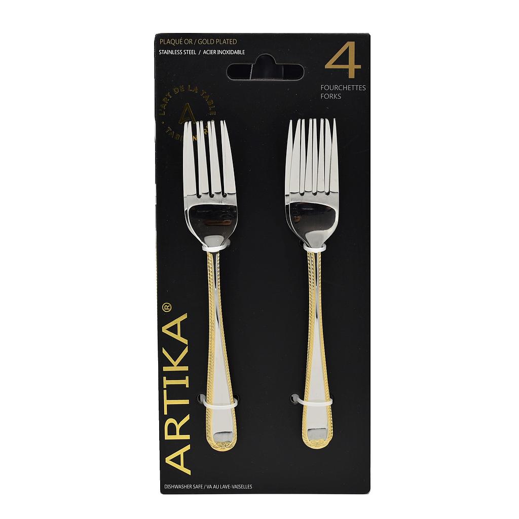  Fourchette à Gâteau / Or Artika