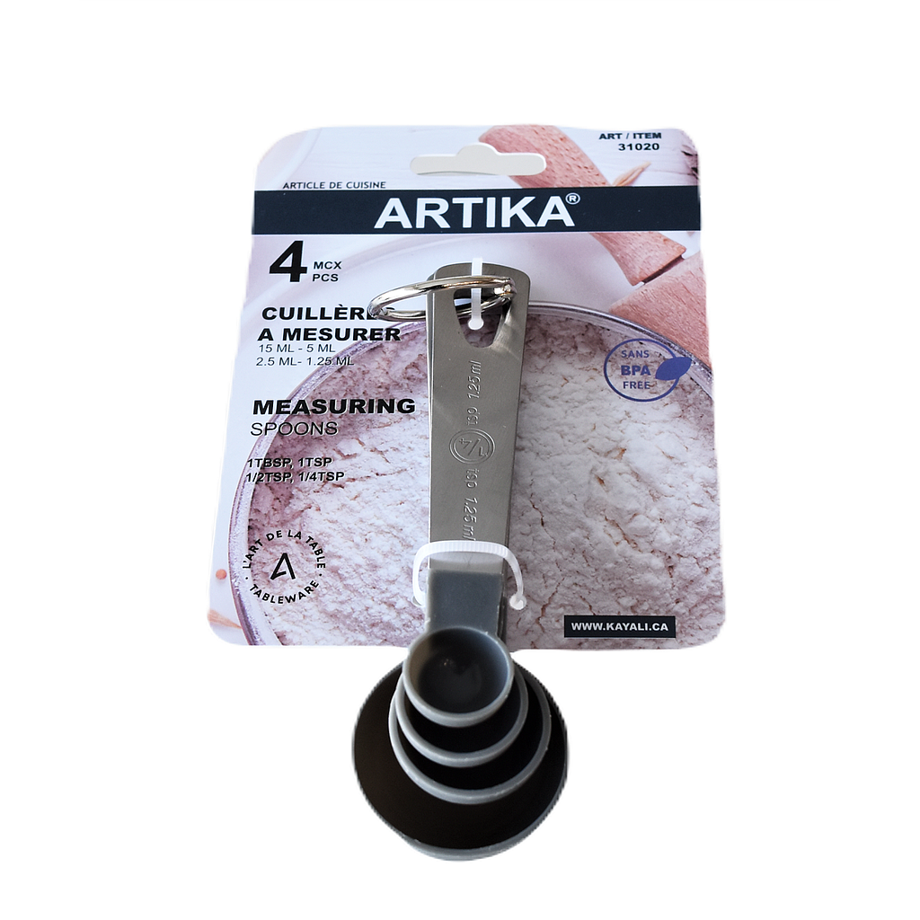  Ensemble De Cuillère À  Mesurer 4 Mcx Artika 🚩PROMOTION