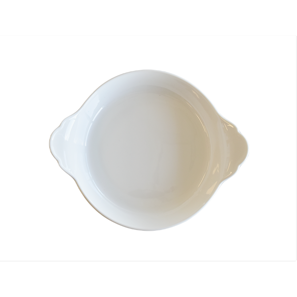 ''Crown'' 9.75'' x 8.25'' White Skillet