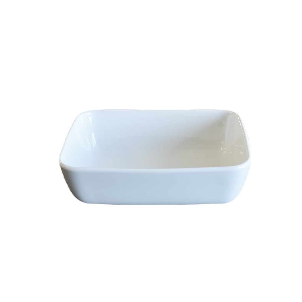 Crown Plat de cuisson blanc