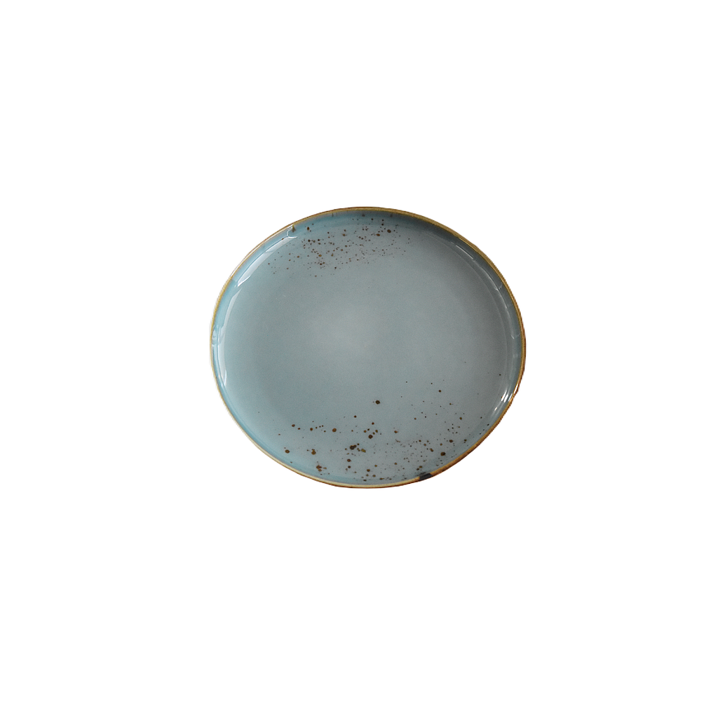 &quot;Terra&quot; 7&quot; Round Plate Dap-Blue