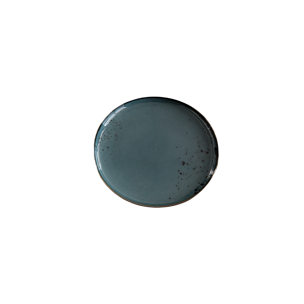 &quot;Terra&quot; 7&quot; Round Plate Dap-New Blue