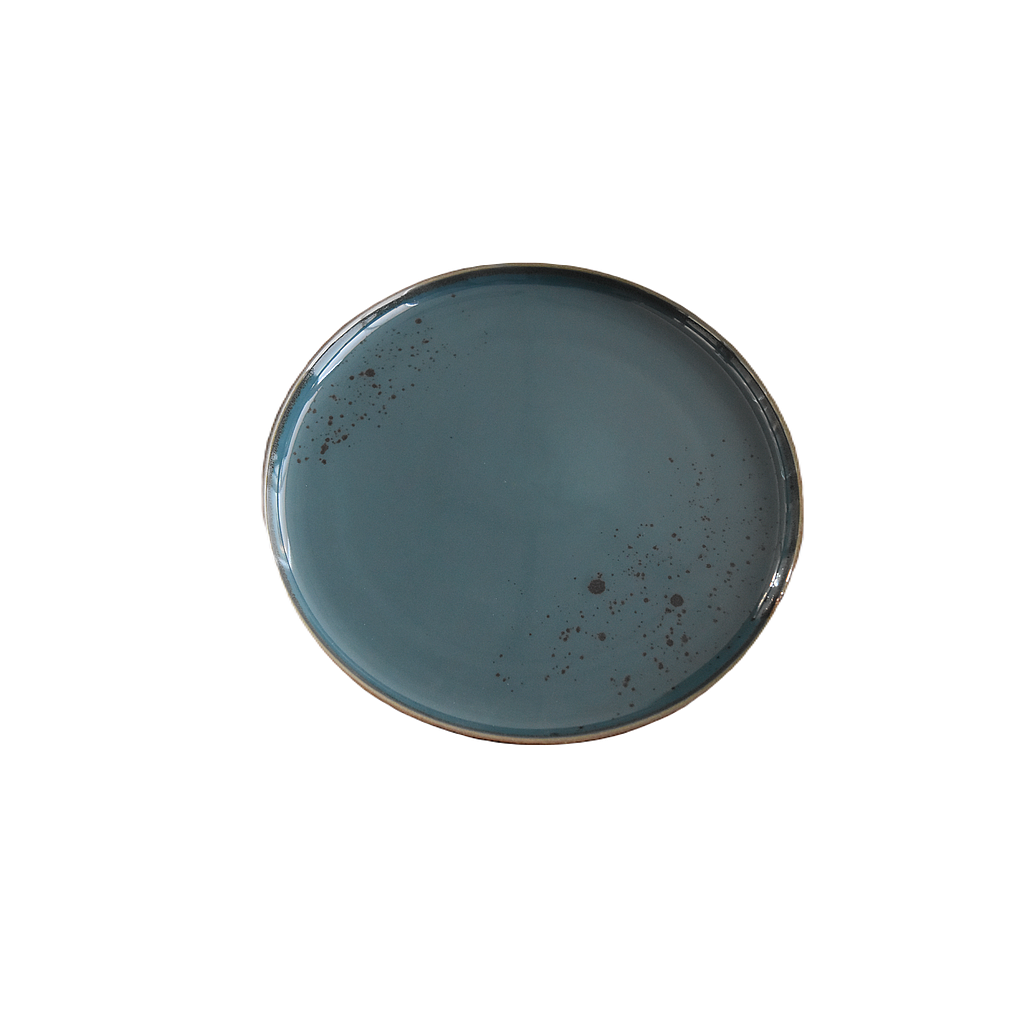 &quot;Terra&quot; Assiette Ronde 9.25'' Dap-Nouveau Bleu