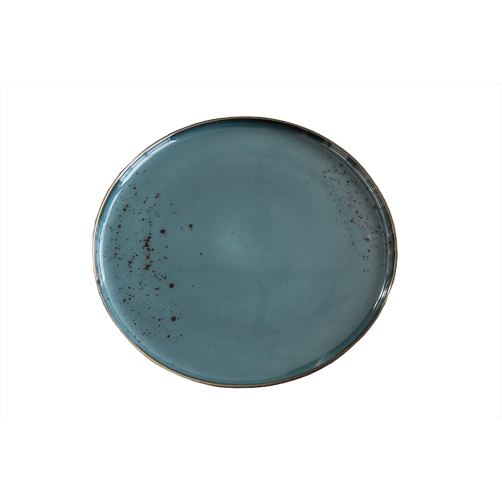 &quot;Terra&quot; Assiette Ronde 11'' Dap-Nouveau Bleu