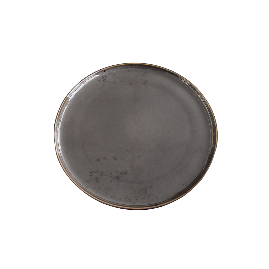 &quot;Terra&quot; Assiette Ronde 11'' Dap-Brun