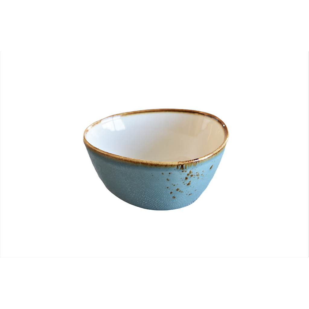 "Terra" 4.75" Oval Bowl Dap-Blue