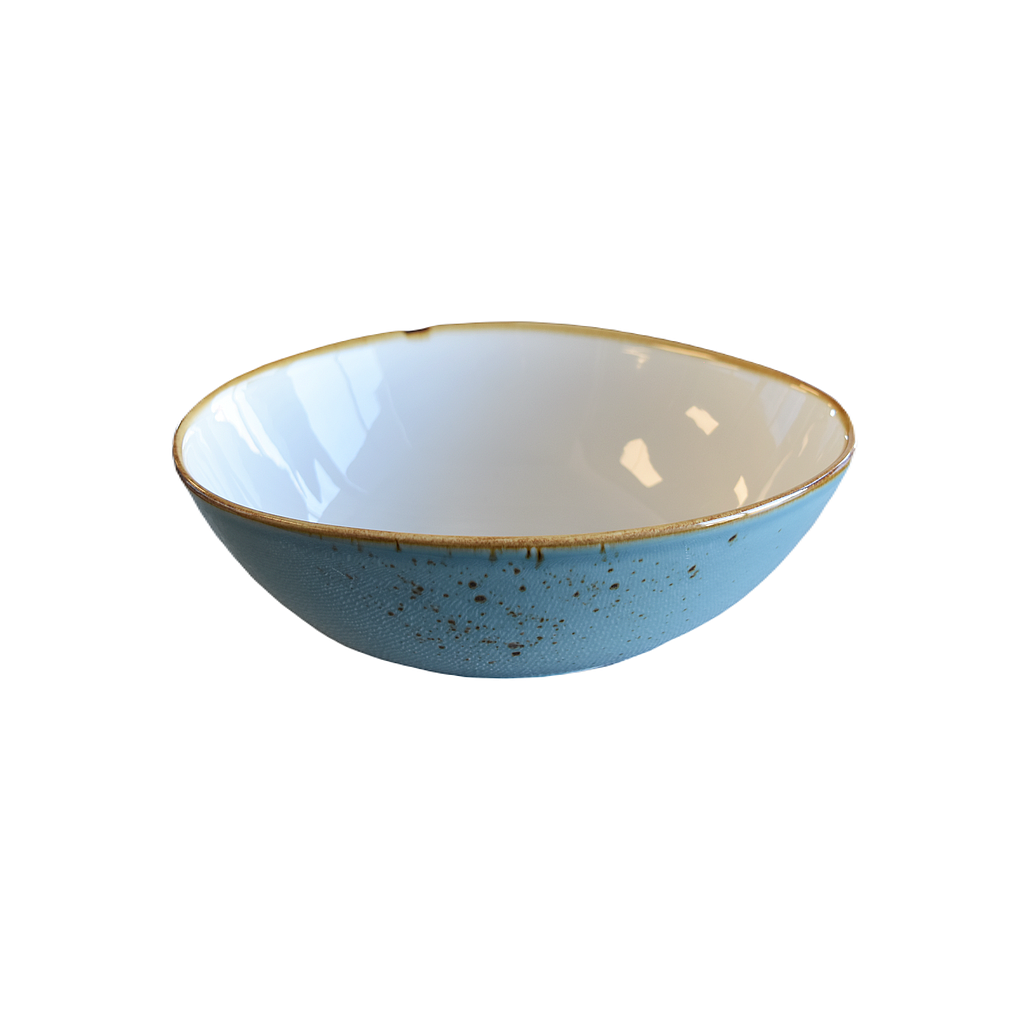 "Terra" 8.5" Oval Bowl Dap-Blue