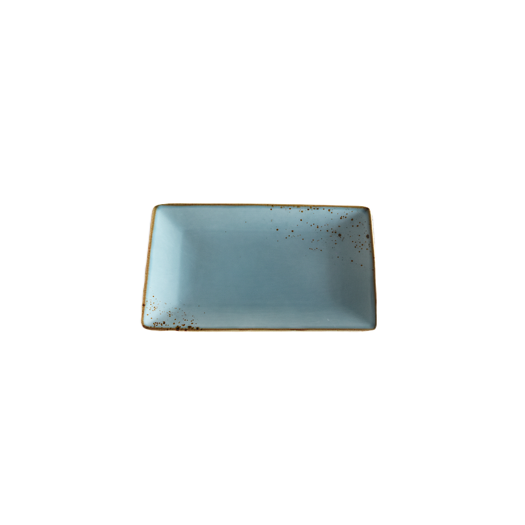 &quot;Terra&quot; 8.5&quot;X5&quot; Rectangular Plate Dap-Blue