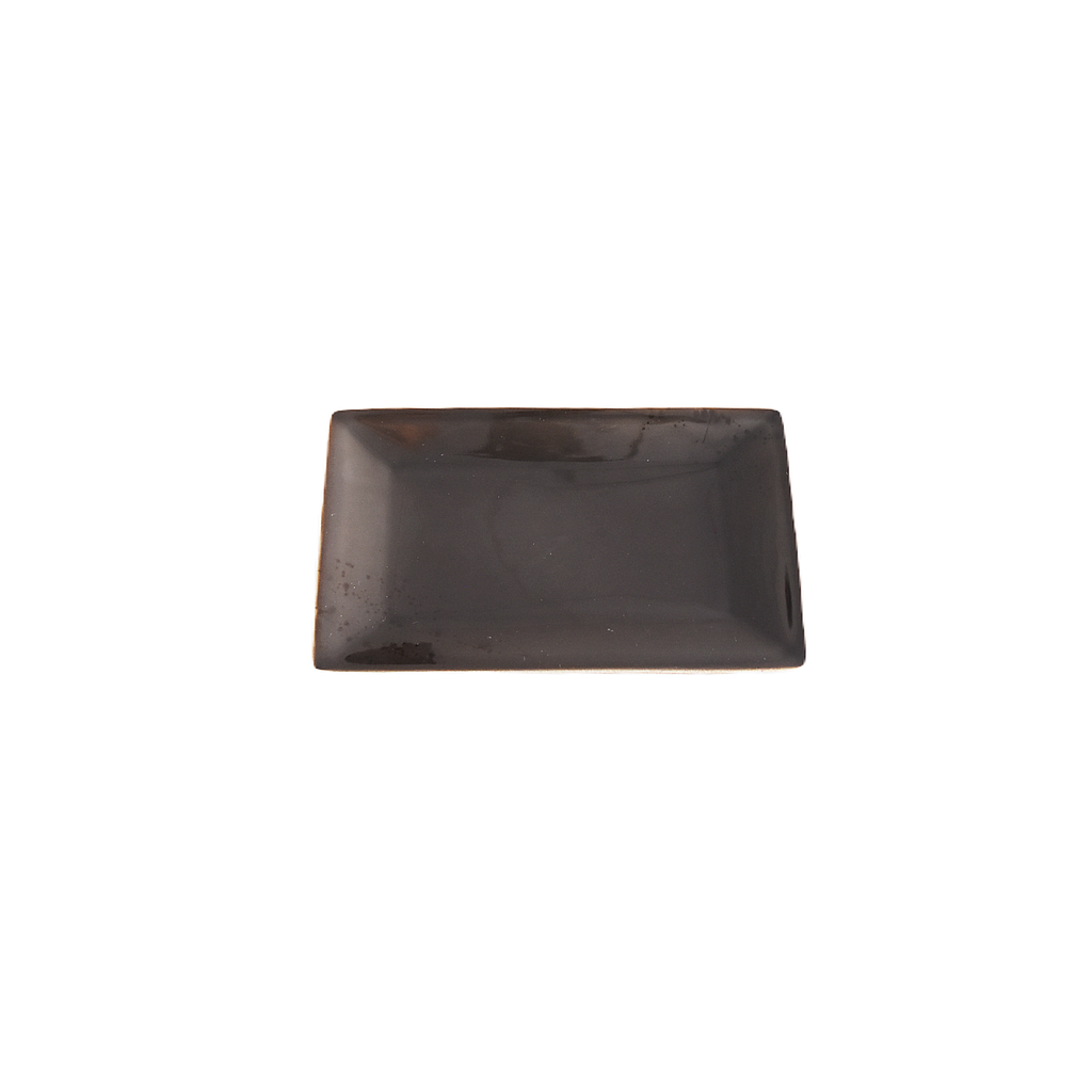 &quot;Terra&quot; 8.5&quot;X5&quot; Assiette Rectangulaire Dap-Brun