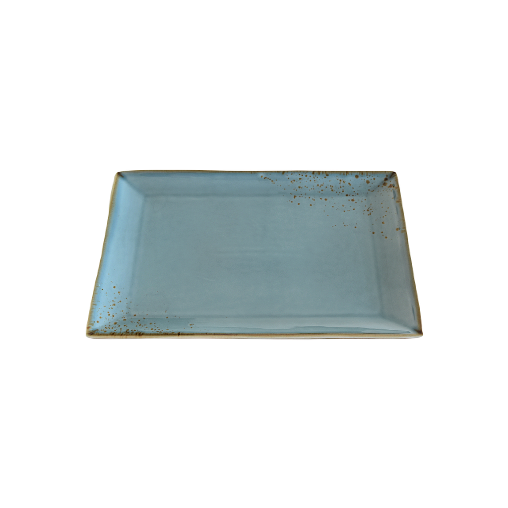 &quot;Terra&quot; 11&quot;X6.75&quot; Assiette Rectangulaire Dap-Bleu