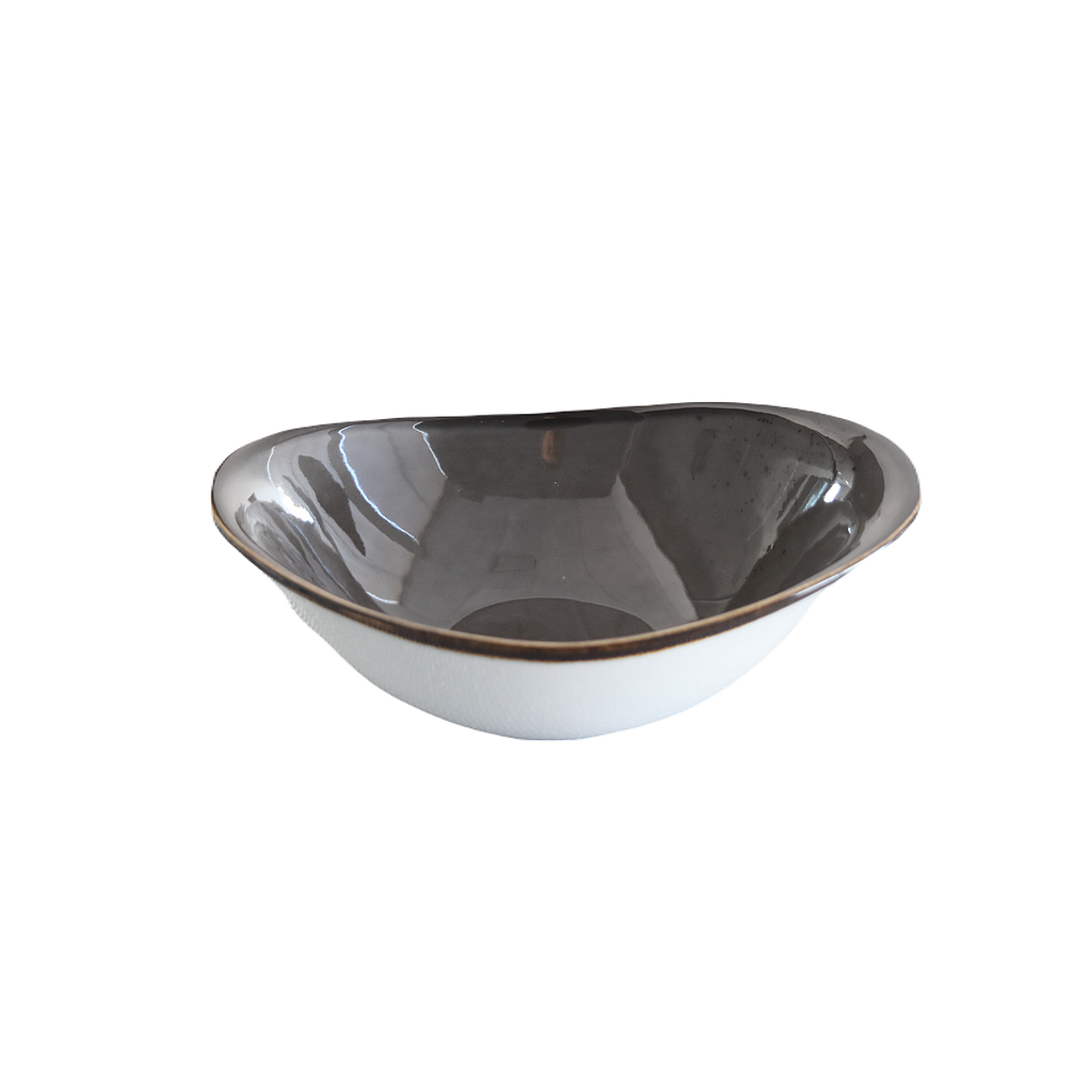&quot;Terra&quot; 7.25&quot;X5.25&quot; Bol Oval Dap-Brun