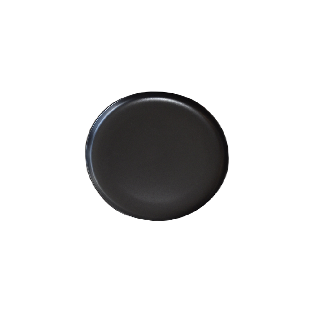 &quot;Terra&quot; Assiette Ronde 9.25'' Noir