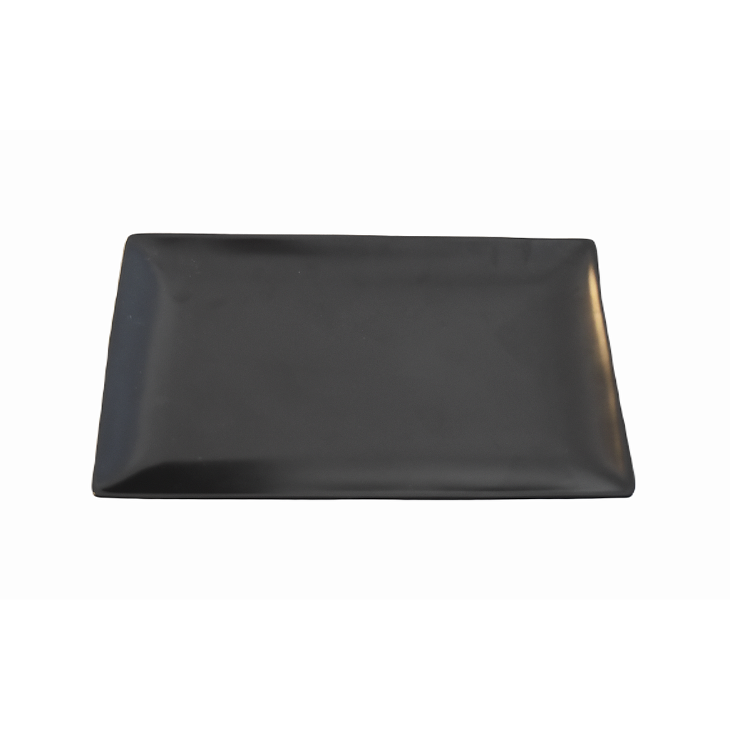 &quot;Terra&quot; 10X6&quot; Assiette Rectangulaire Noir