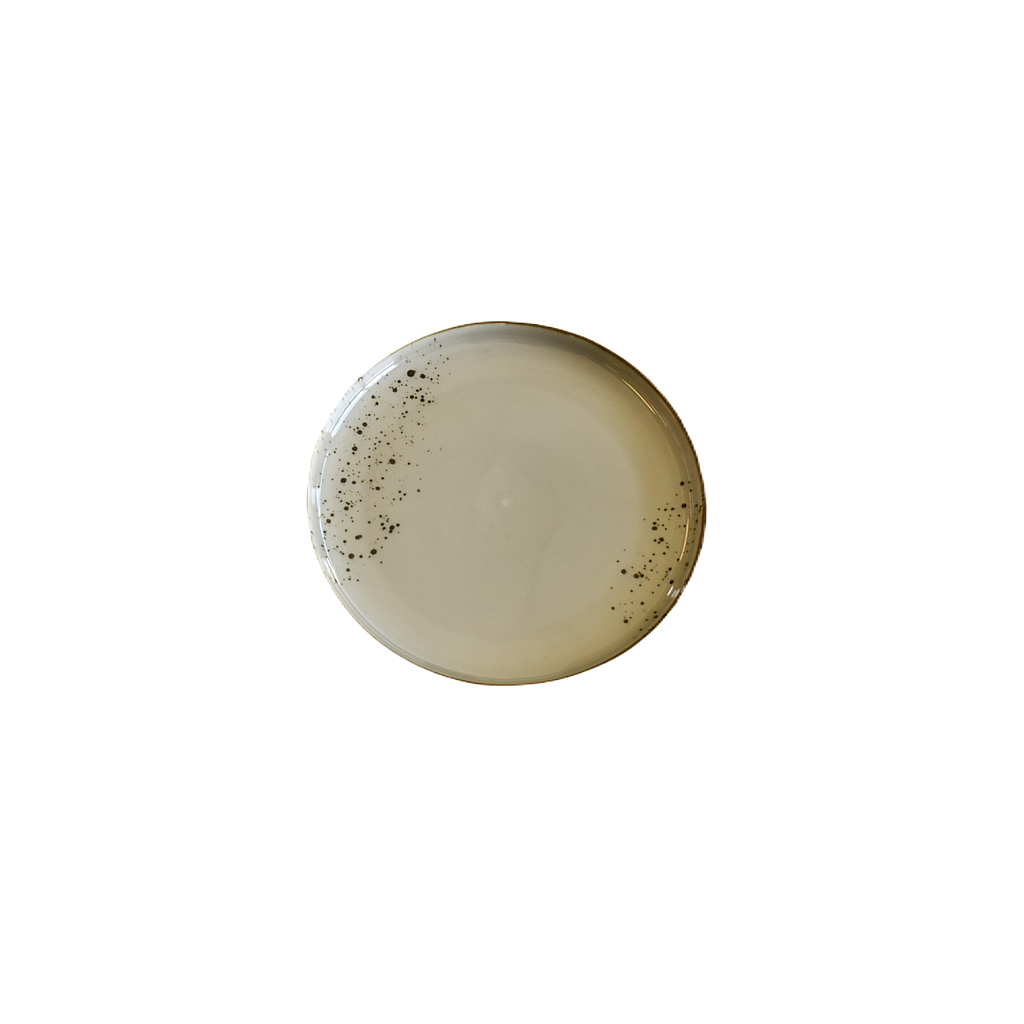 &quot;Terra&quot; Assiette Ronde 7.25'' Dap-Grise