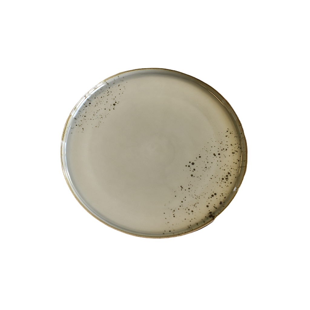 "Terra" 11" Round Plate Dap-Grey