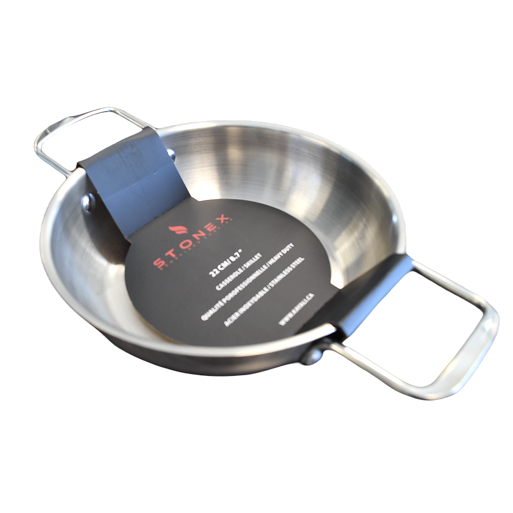 Casserole En Acier Inox 22 Cm