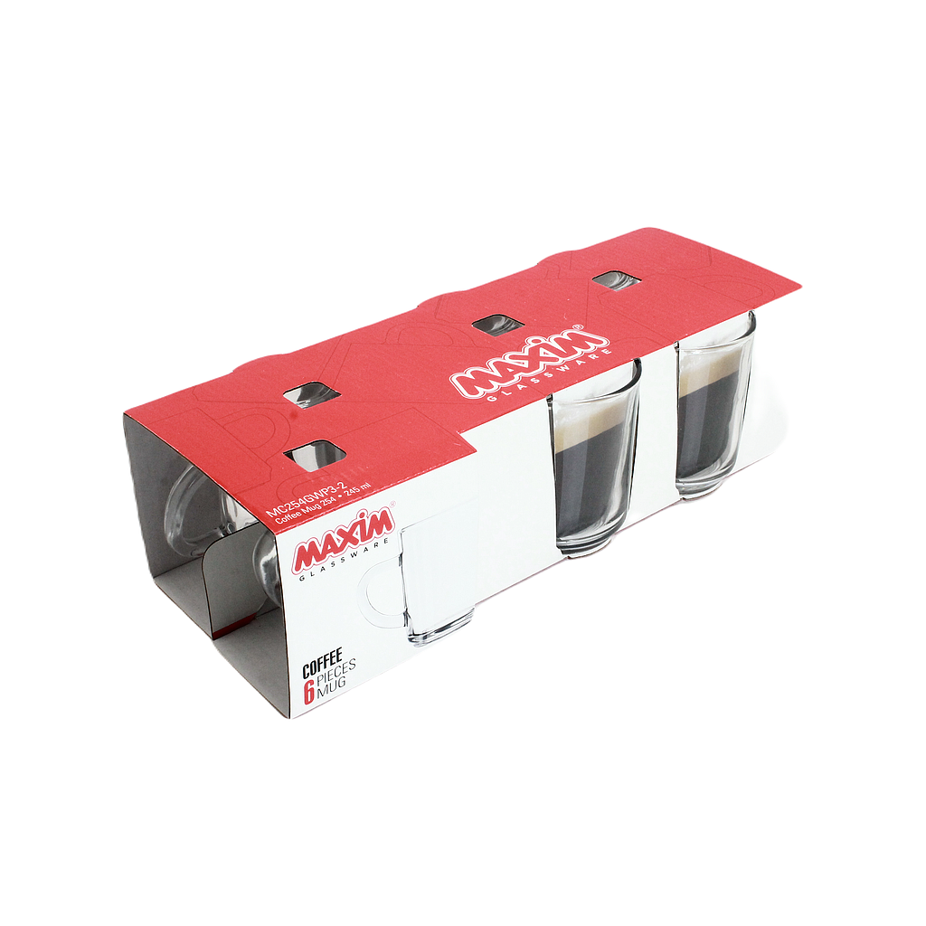 Ensemble De 6 Tasses En Verre 8.3 OZ