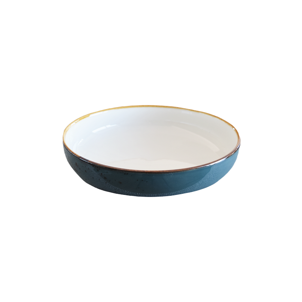 &quot;Terra&quot; 8.5&quot; Bol A Salade Oval Dap-Bleu