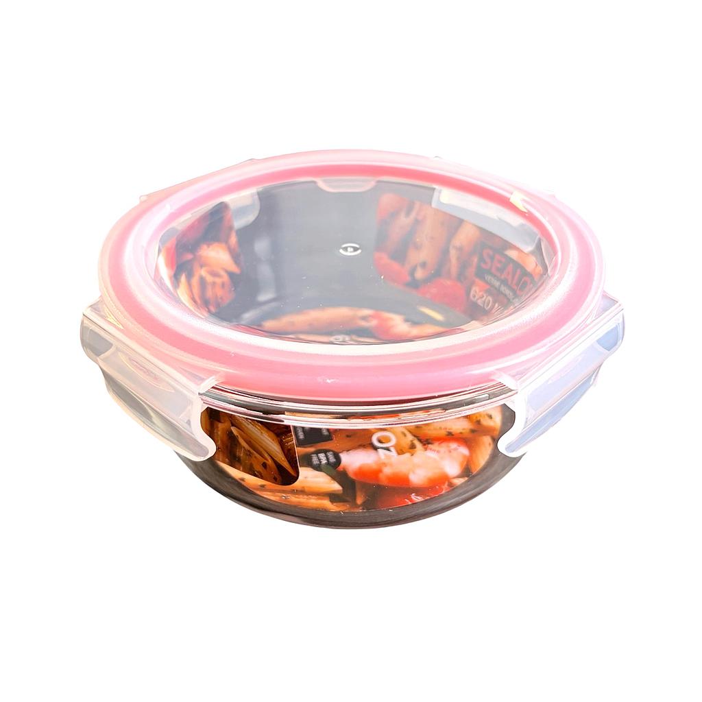Sealock Conteneur En Verre Rond Borosilicate 620 Ml 
