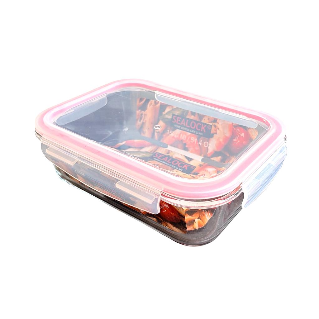 Sealock Conteneur En Verre Rect. Borosilicate1520 Ml