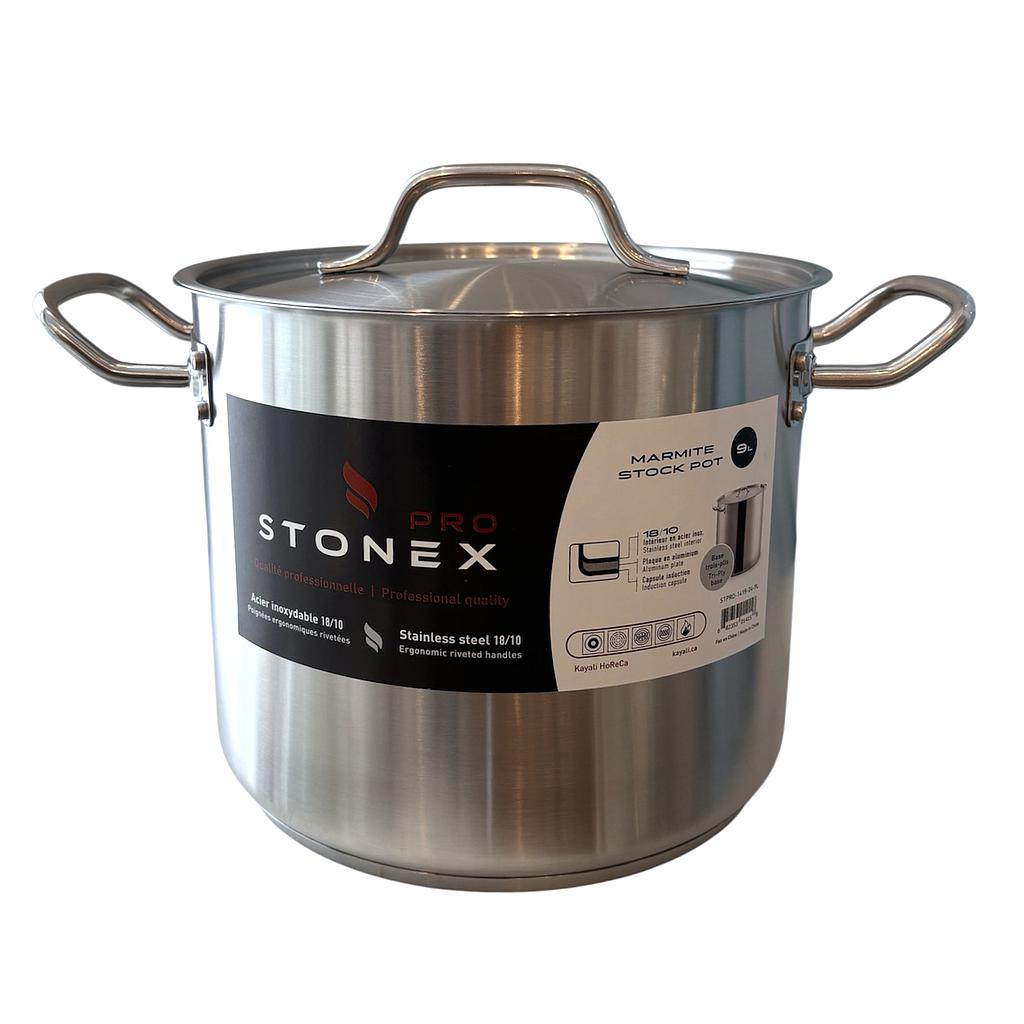 STONEX PRO Marmite 9 L - Acier Inox. 18/10