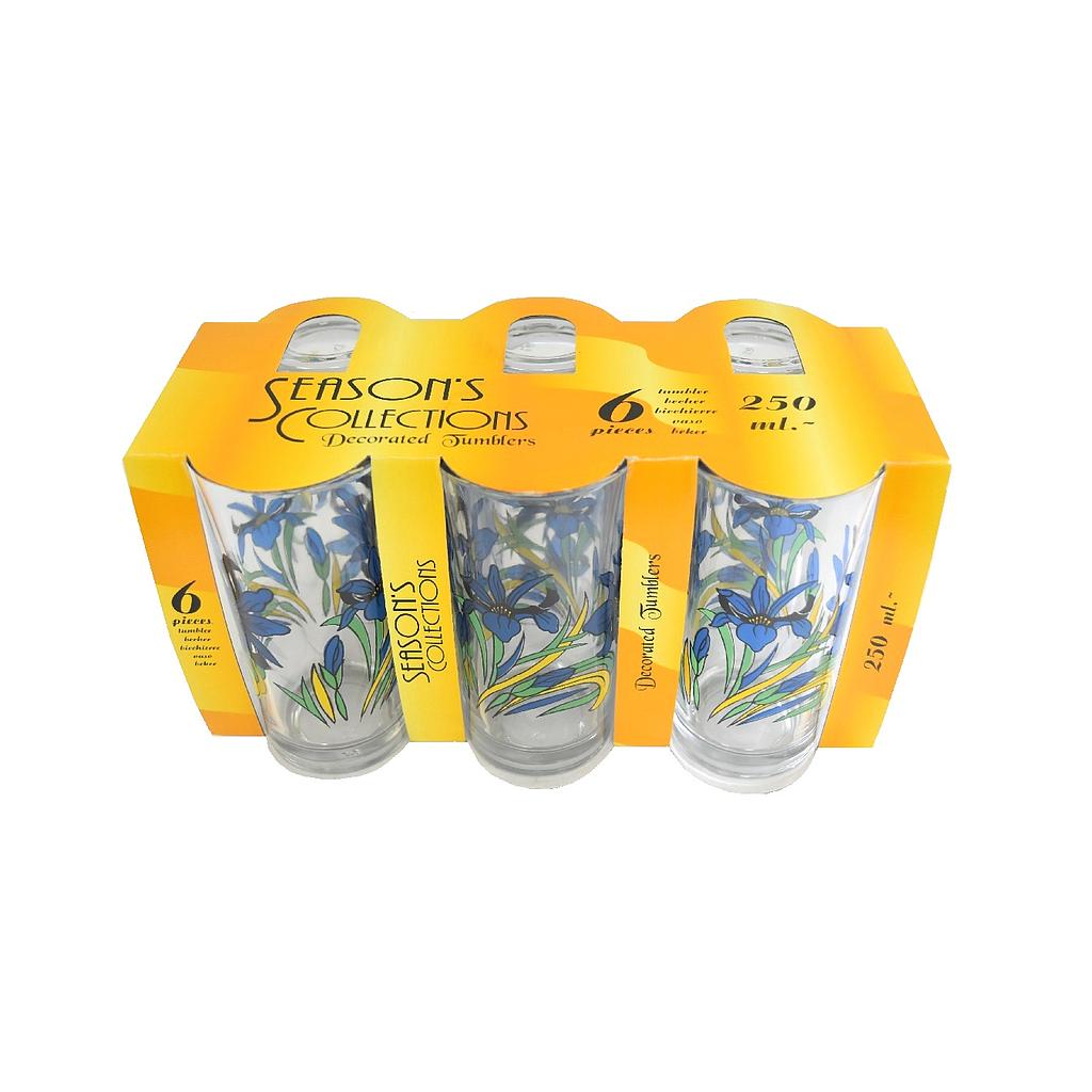6 Pk 250 Ml Juice Tumbler (Jessica)